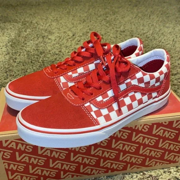 Checkered Chili Pepper Vans - Picture 3 of 8